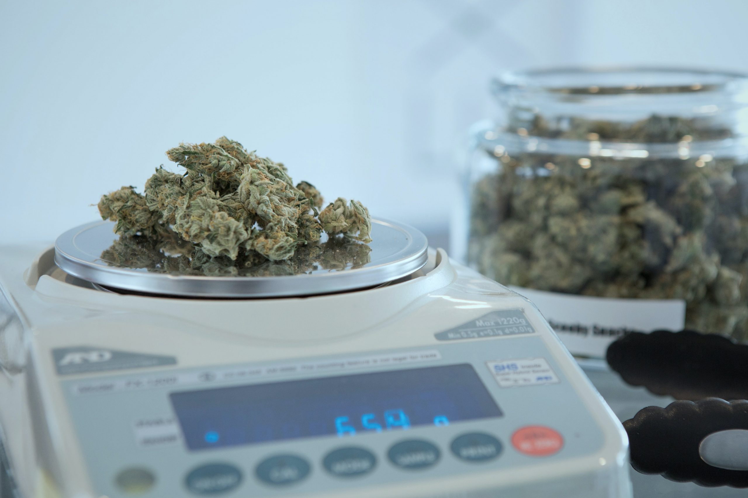 Cannabis on scale